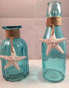 starfish beach vase