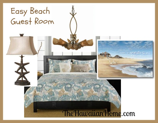 easy beach guest bedroom