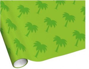 palm tree wrapping paper