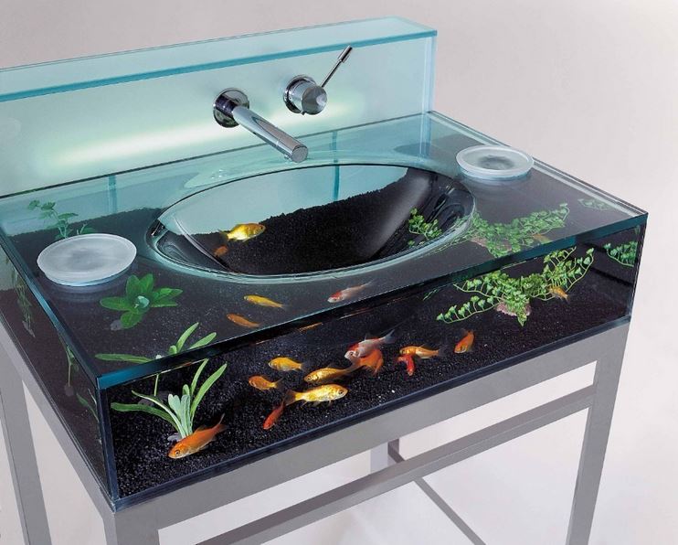 fish aquarium sink