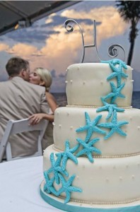 starfish wedding cake