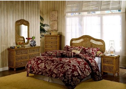 rattan bedroom set
