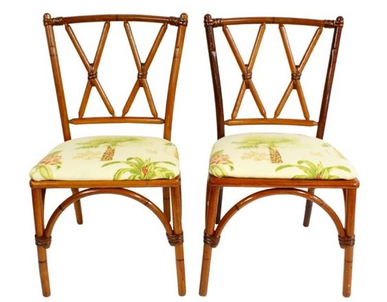 tropical bamboo chairs on sale