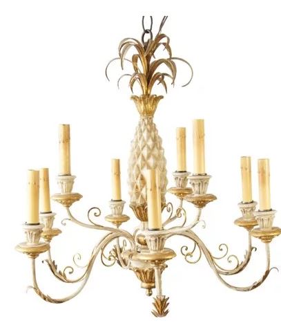 pineapple chandelier
