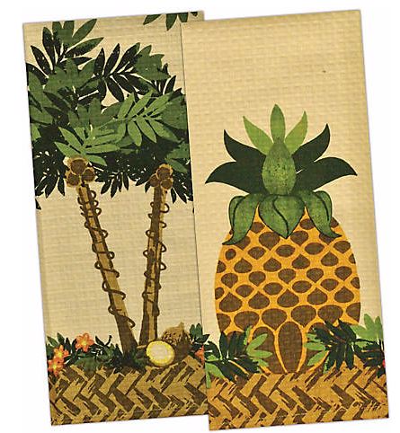 pineapple towel