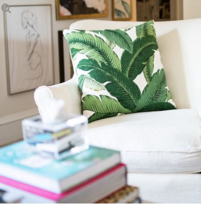 palm print pillow