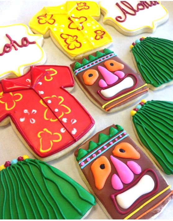 hawaiian luau cookies