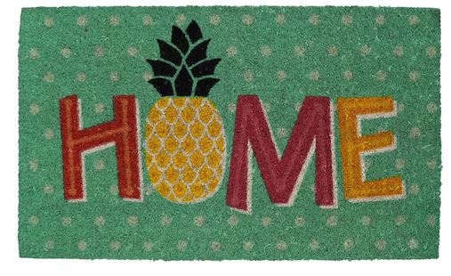 aloha rug, pineapple door mat, aloha doormat, 